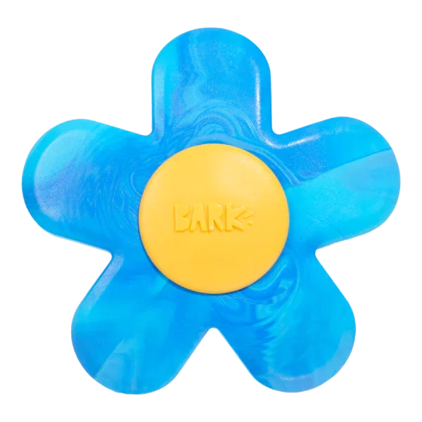Bark Blue Power Flower Dog Toy
