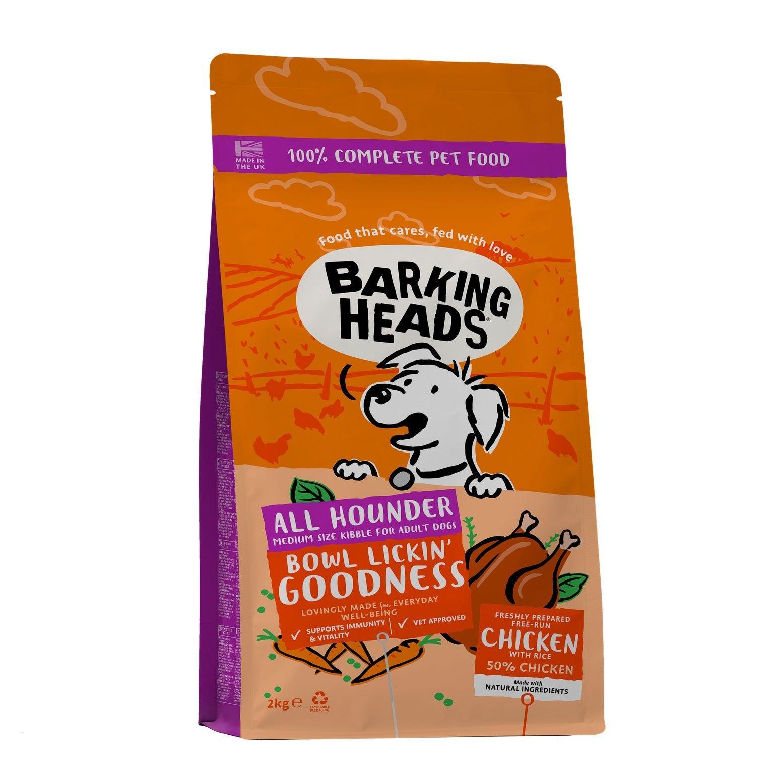 Barking Head All Hound Bowl Chick 2kg