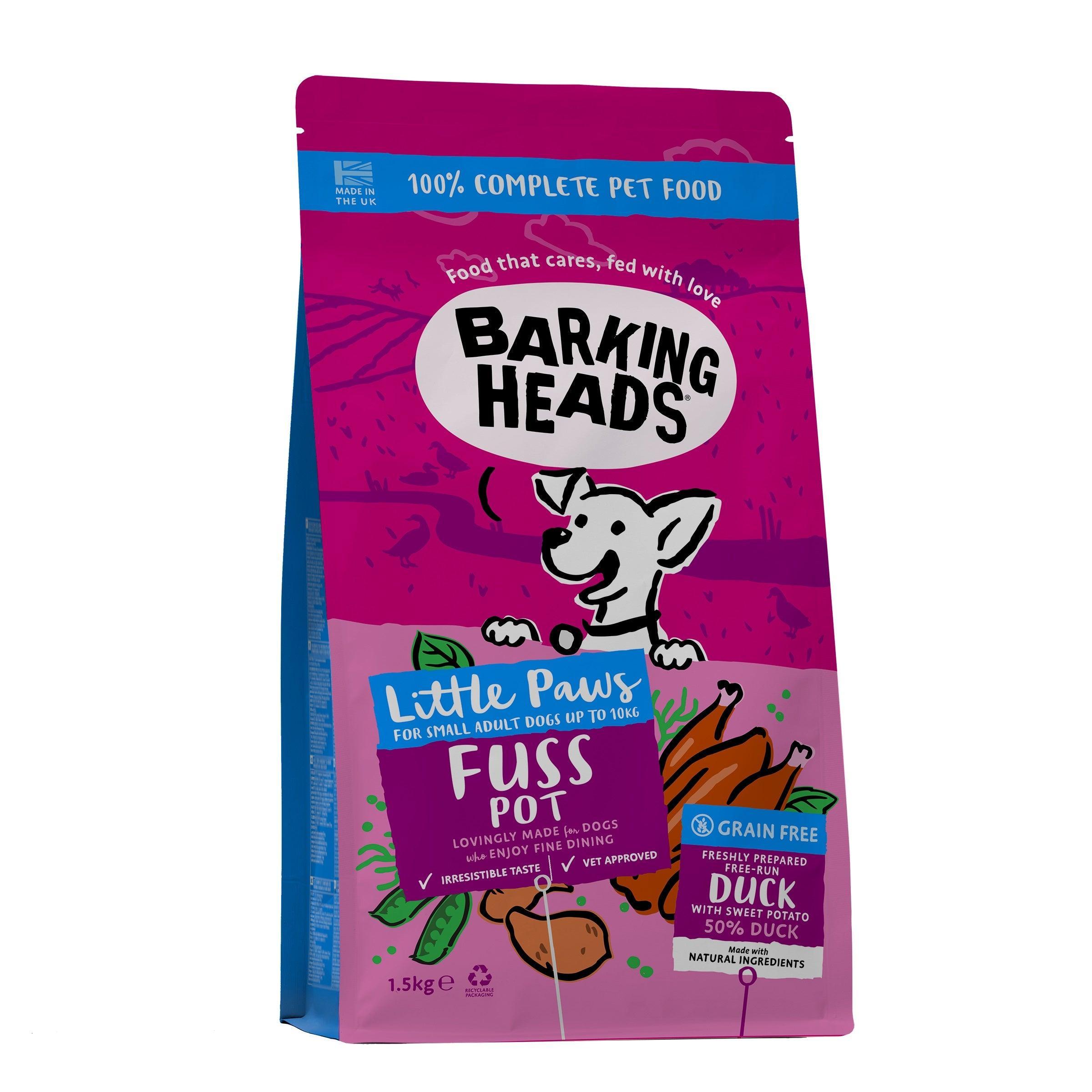 Barking Head Little Paws Fuss Dk 1.5kg
