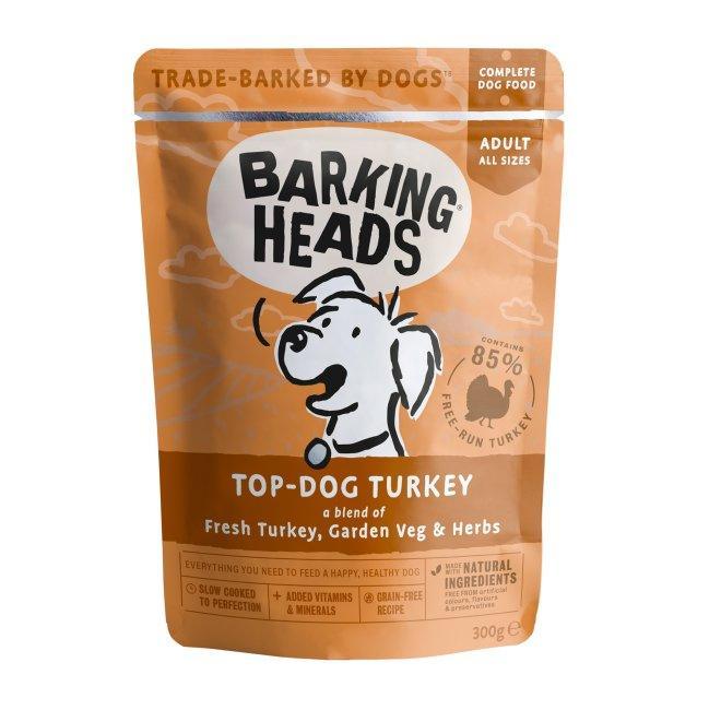 Barking Head Top Dog Turkey 300g