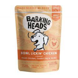 Barking Heads Bowl Lickin' Chicken Pouch 10 x 300g
