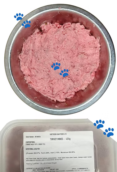 Northern Raw Feeds - Turkey Complete - 454g