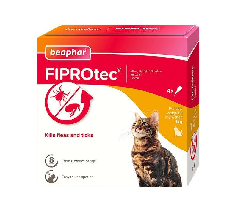 Beaphar FIPROtec Cat 4 pipettes