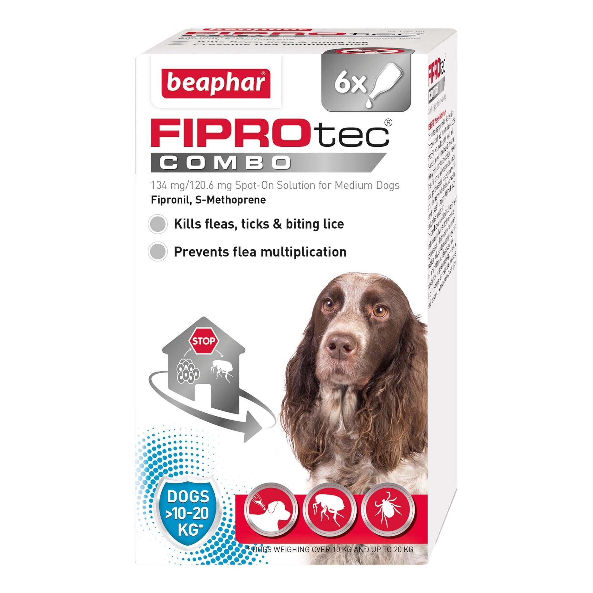 Beaphar FIPROtec COMBO Med Dog 6 pip