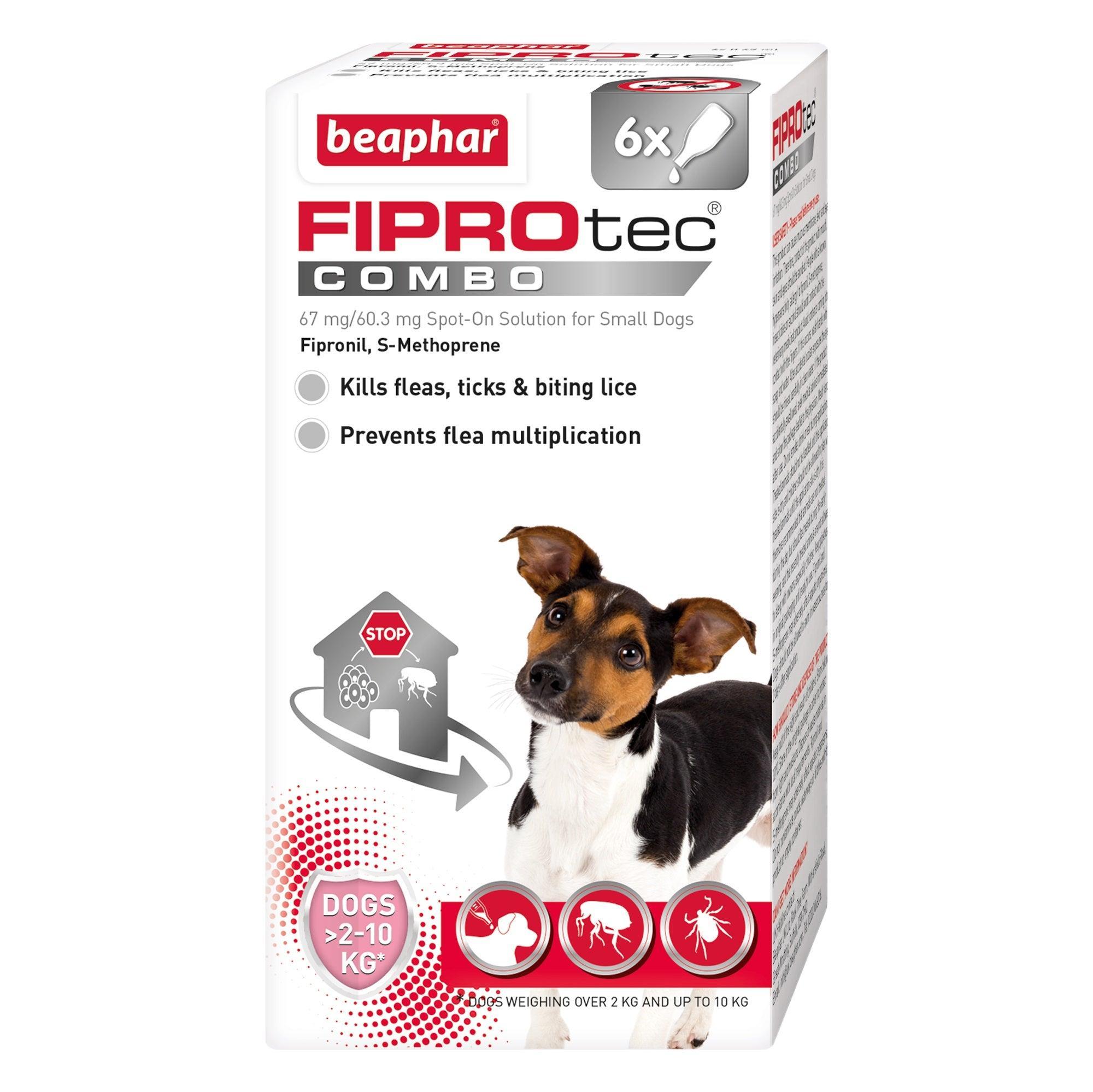 Beaphar FIPROtec COMBO Sml Dog 6 pip