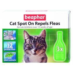 Beaphar VETOpure Plant-Based Protection Flea Spot-On for Cats