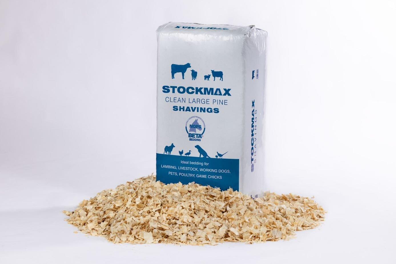 Bedmax Stockmax Pine Large Flake Shavings 20kg