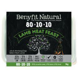 Benyfit Natural 80.10.10 Lamb Meat Feast – 1kg / 500g