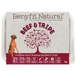 Benyfit Natural Beef & Tripe – 1kg / 500g