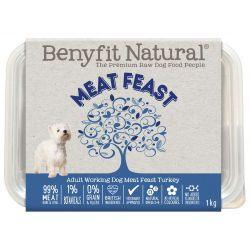 Benyfit Natural Meat Feast Turkey – 1kg / 500g
