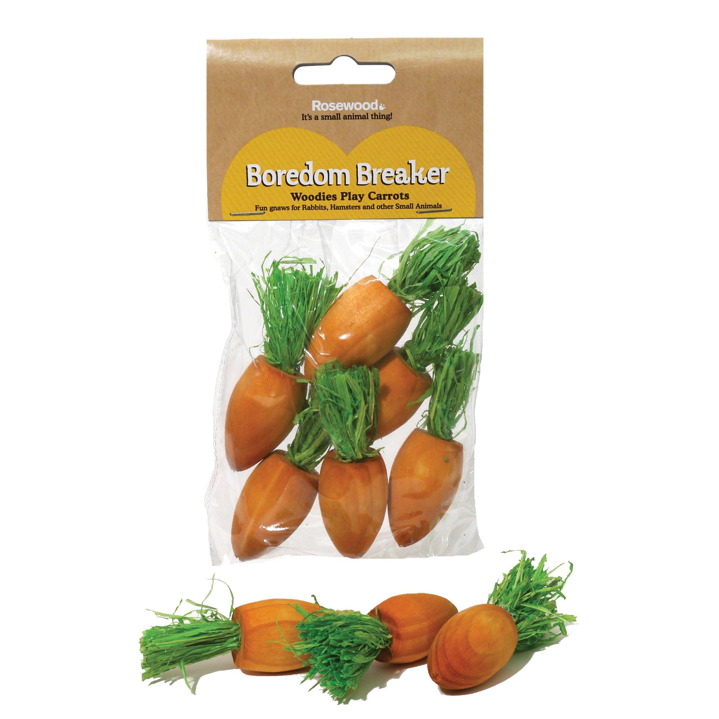 Boredom Break Woodies Play Carrot 6pc