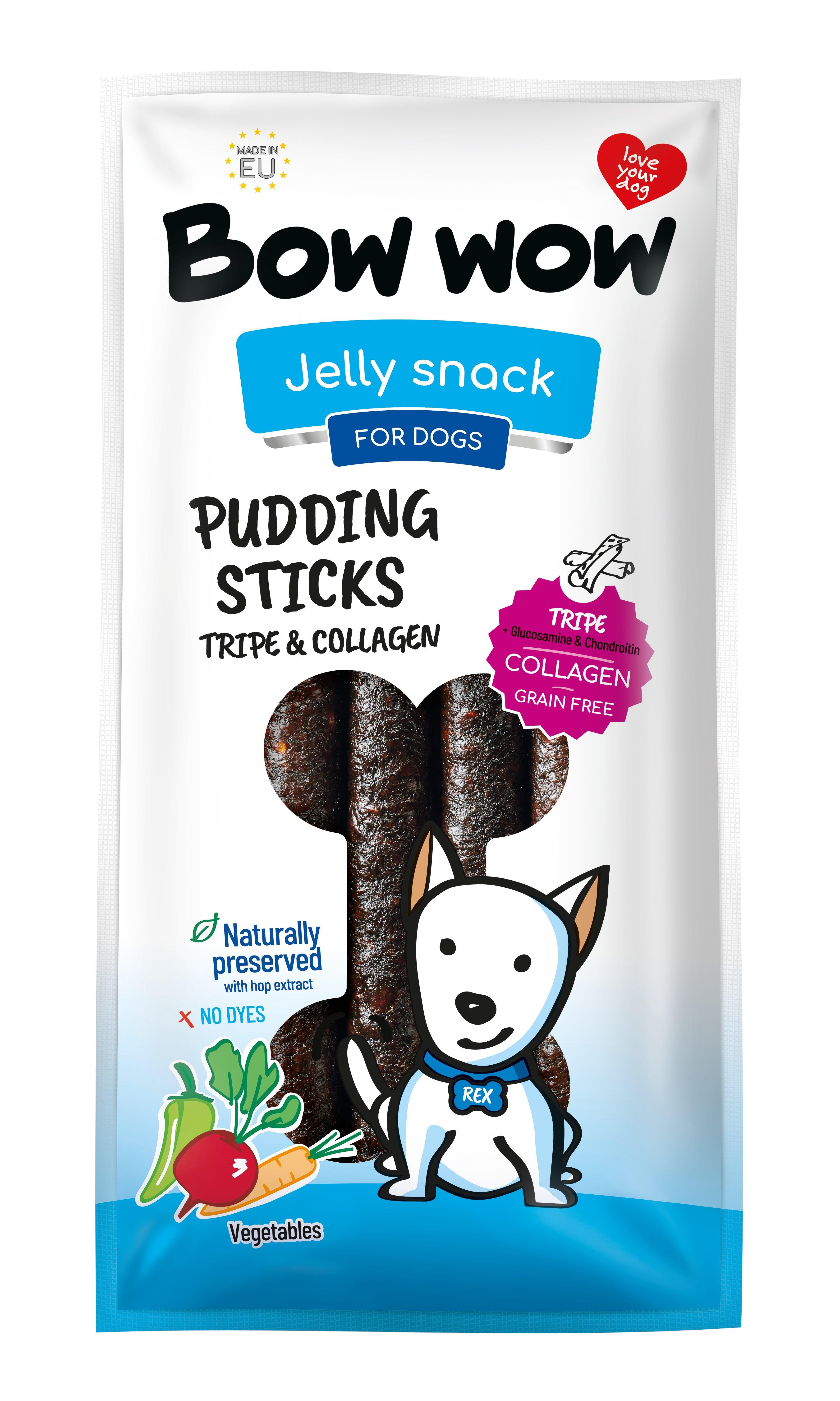 Bow Wow Pudding 6 Sticks Caramel 170g
