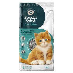Breeder Celect Recycled Paper Pellet Cat Litter