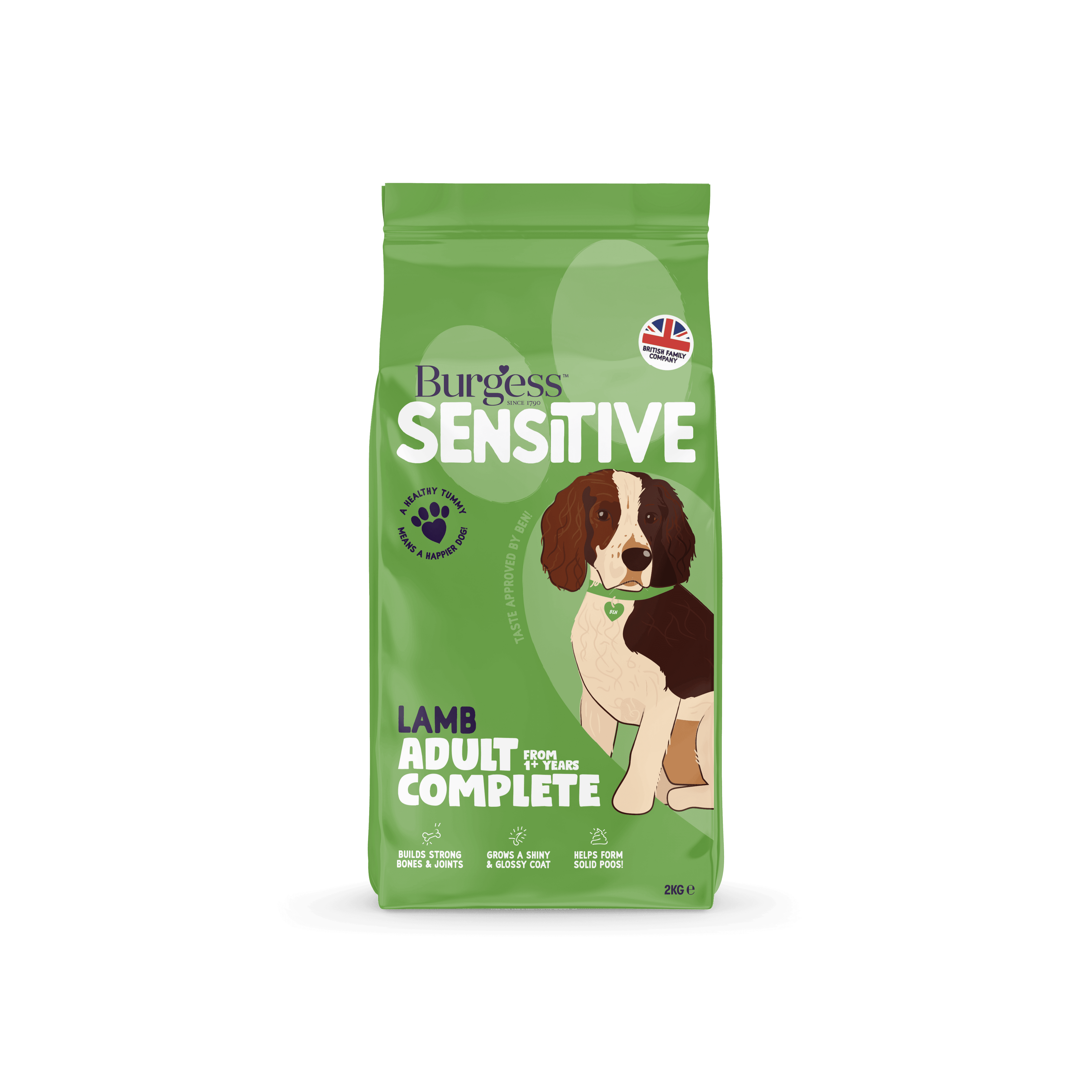 Burgess Sensitive Dog Lamb & Rice 2kg