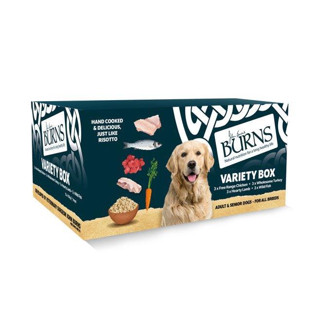Burns Dog Trays Variety Box 150g