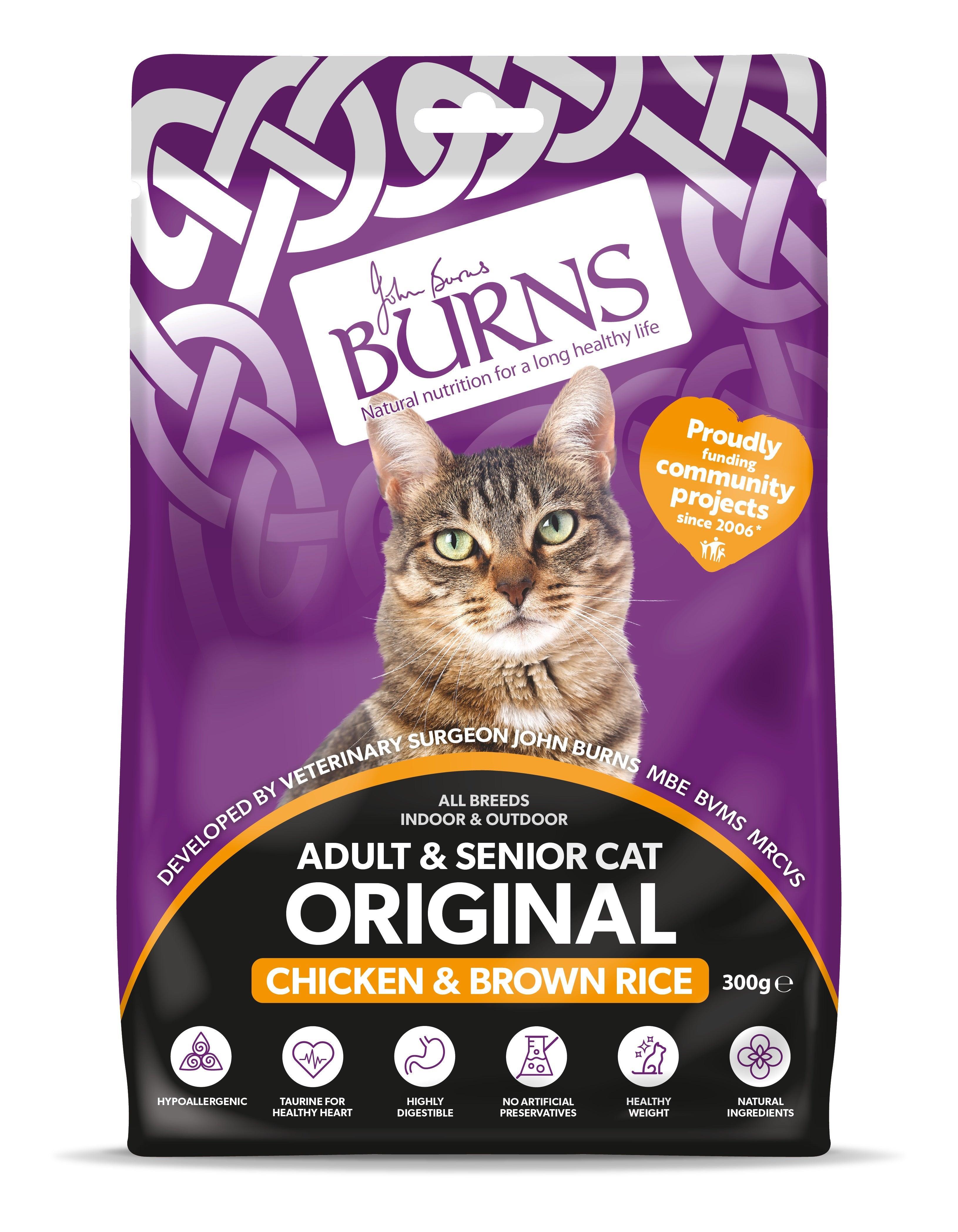 Burns Original Cat Chicken & Rice 300g