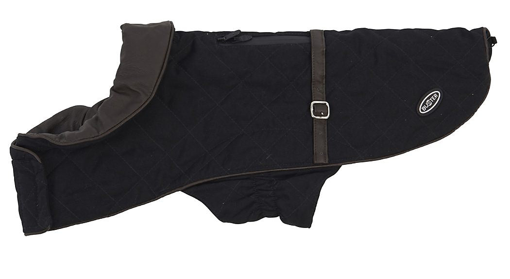 Buster City Dog Coat Black XXSml