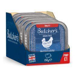 Butcher's Chicken & Liver Tray 150g x 12