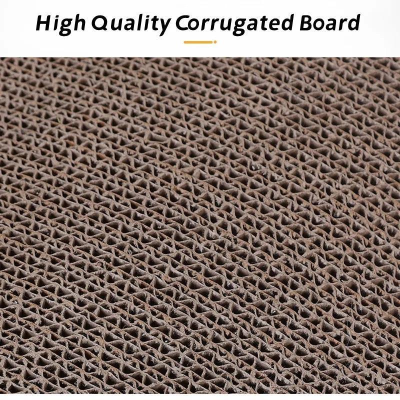Cat Scratching Corrugated Board
