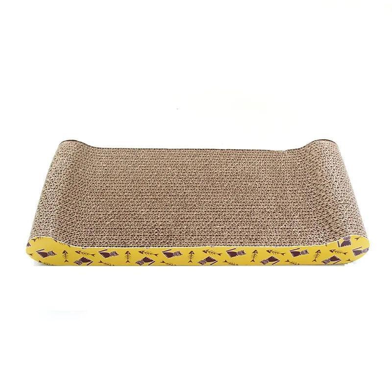 Cat Scratching Corrugated Board