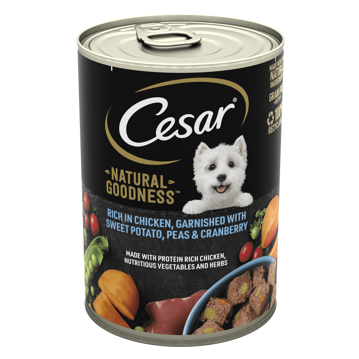Cesar Tin Nat Goodness Chick Loaf 400g