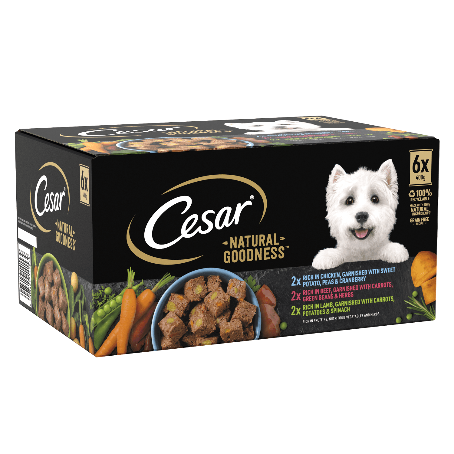 Cesar Tin Nat Goodness Mix Loaf 400g