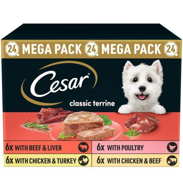 Cesar Classic Terrines Mixed Selection Trays Mega Pack 150g