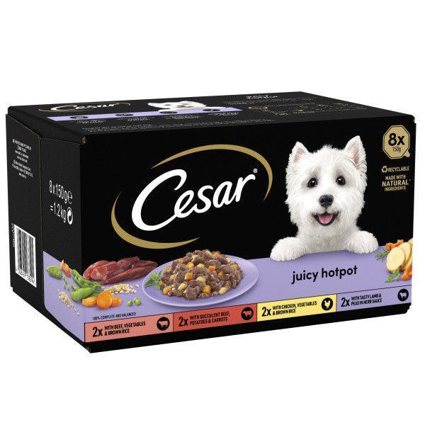 Cesar Tray Juicy Hotpot Mix Sel 8x150g