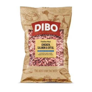 Chicken, Salmon & Offal Freeflow 1kg DIBO