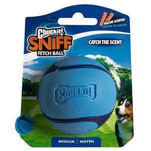 Chuckit! Sniff Fetch Ball Bacon Medium