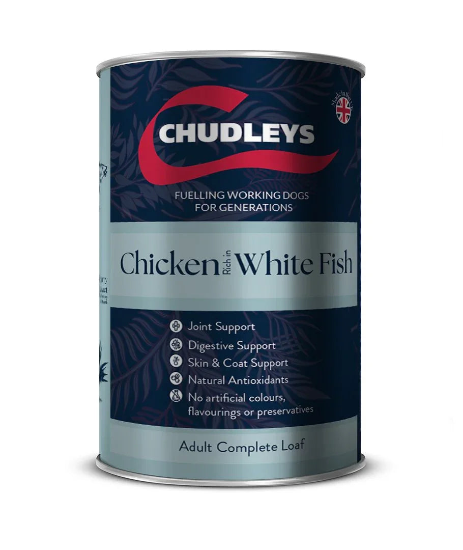 Chudleys Chicken Rich in White Fish 12 x 395g