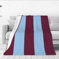 Claret & Blue Striped Pet Blanket