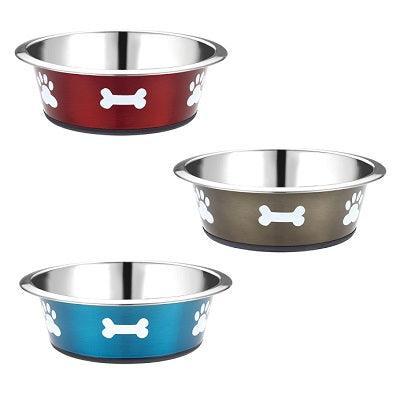 Classic Posh Paws Stainless Steel Non-Slip Dish 1600ml