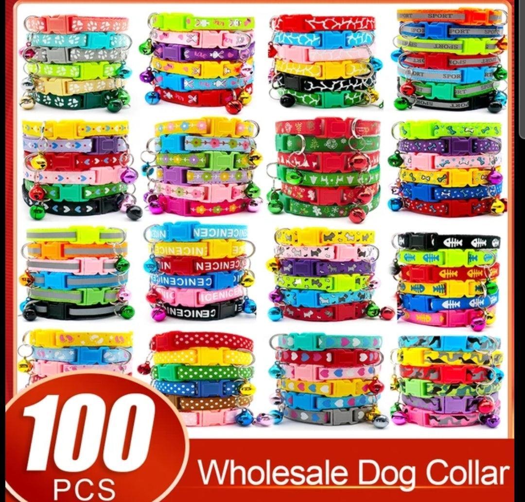 CLEARANCE - 100 Puppy / Kitten Collars (Adjustable)