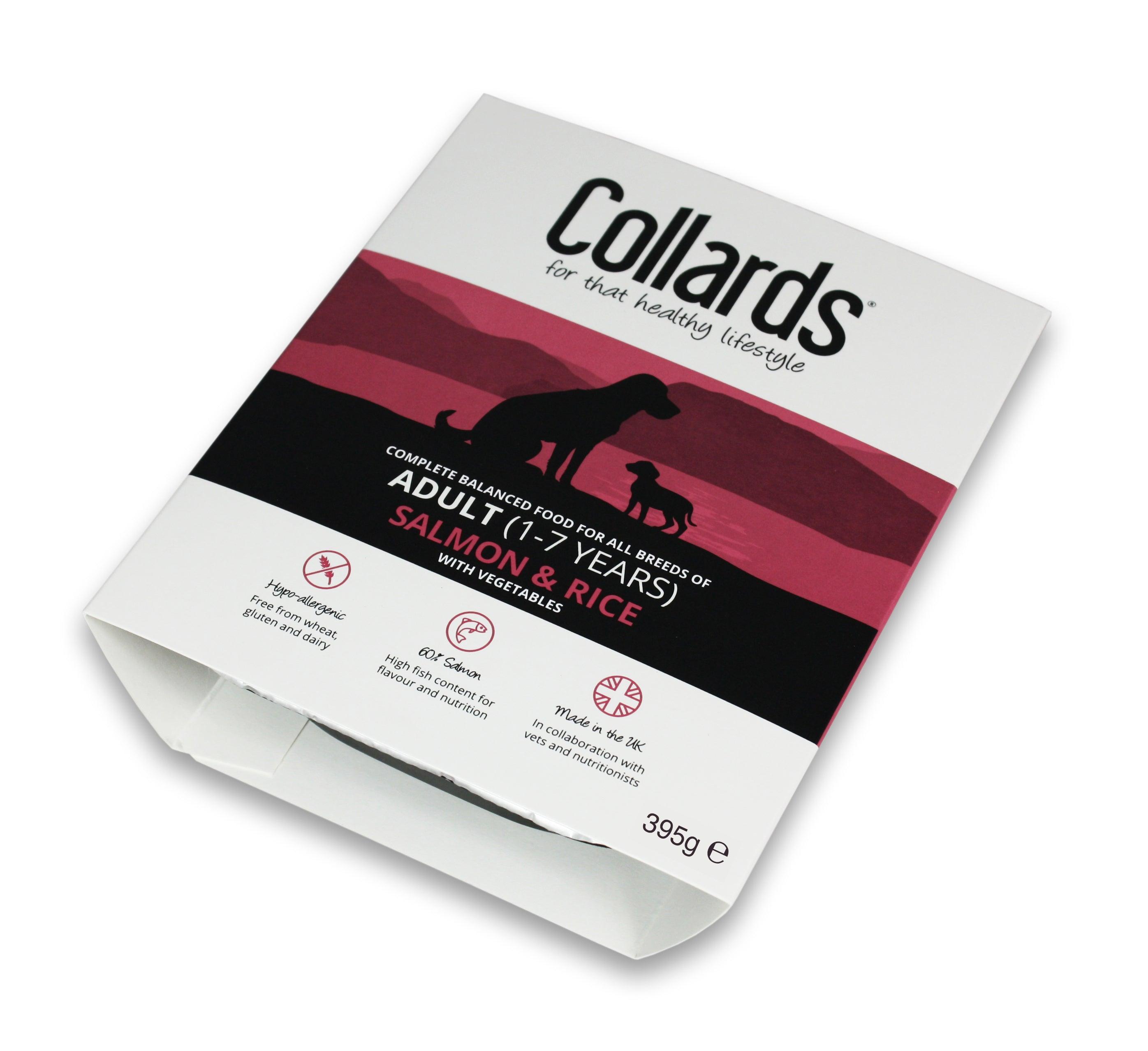 Collards Adult Salmon & Rice 395g