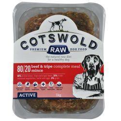 Cotswold Raw Active Mince Beef & Tripe – 500g / 1kg