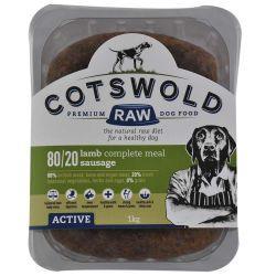 Cotswold Raw Active Sausage Lamb 500g
