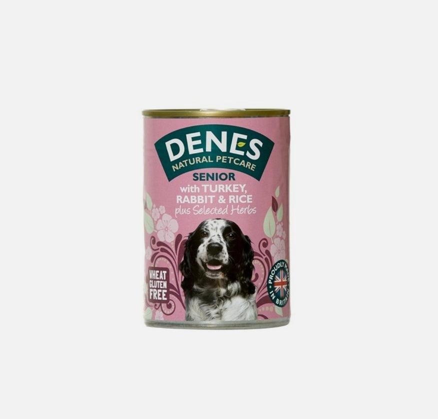 Denes Senior Dog Turkey Rabbit Rice Herbs 400g x 12