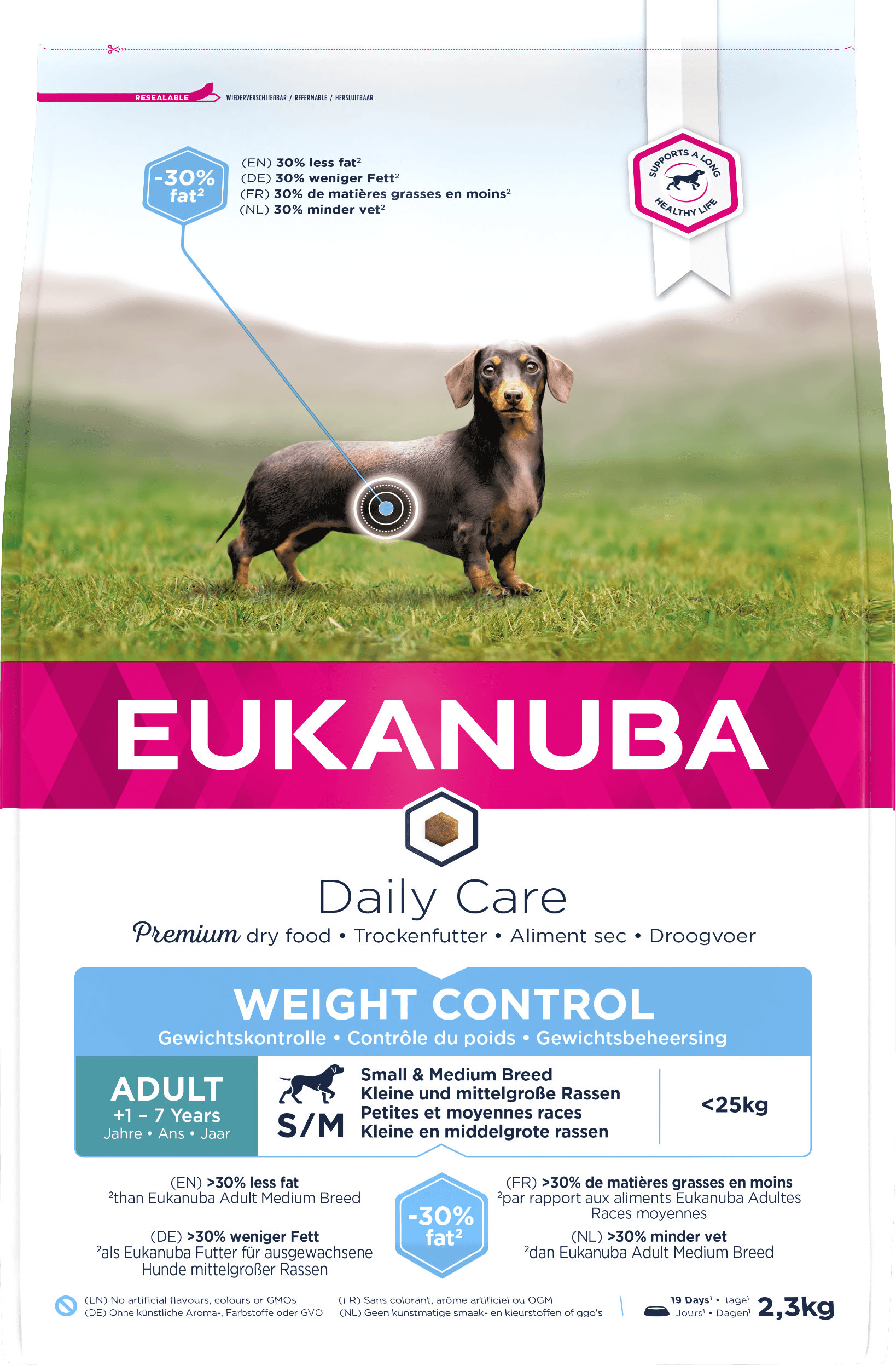 Eukanuba Daily Care Weight Control Small Medium Breed 2.3kg