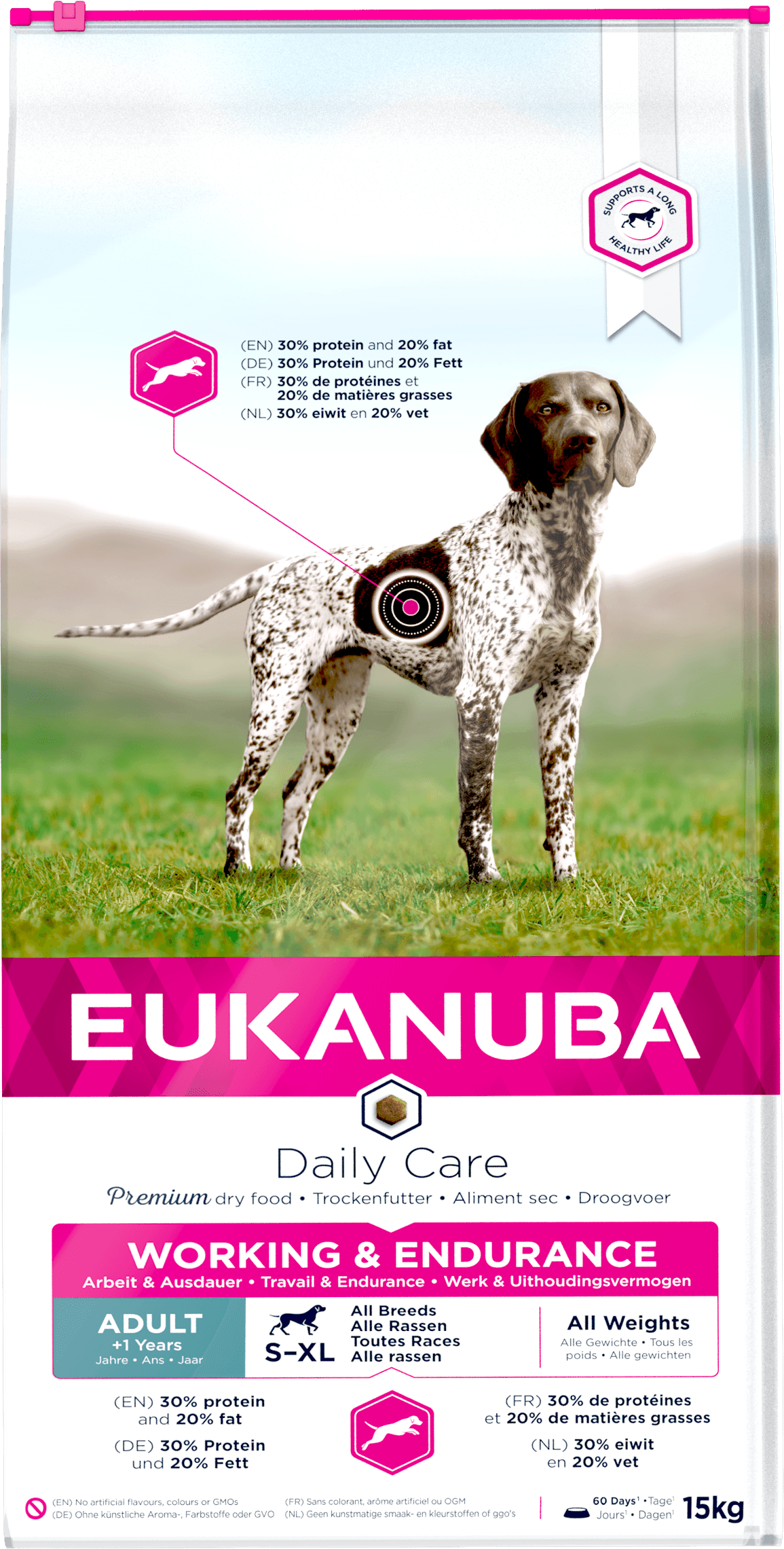 Eukanuba Premium Working & Endurance Dry Dog Food - 15kg