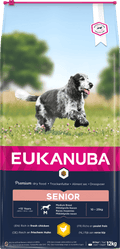 Eukanuba Dog Senior Medium Chicken 12kg