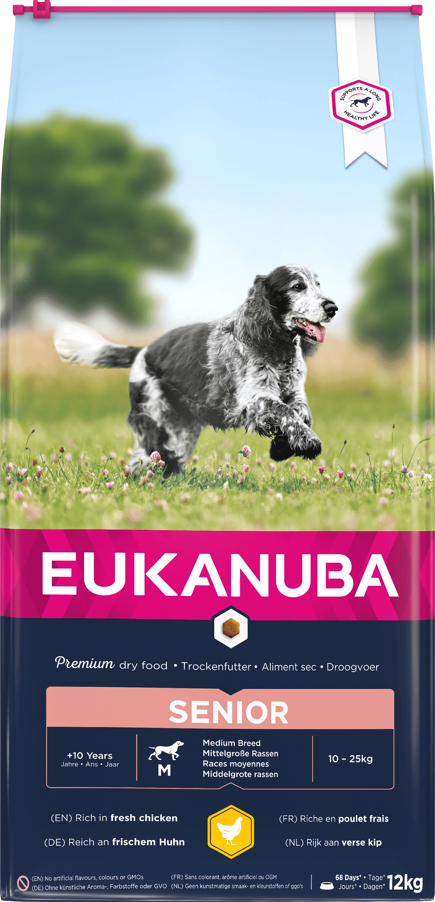 Eukanuba Dog Senior Medium Chicken 12kg