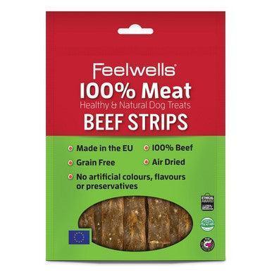 Feelwells 100% Meat Treats Beef Strips 100g