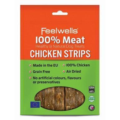 Feelwells 100% Meat Treats Chicken Strips 100g