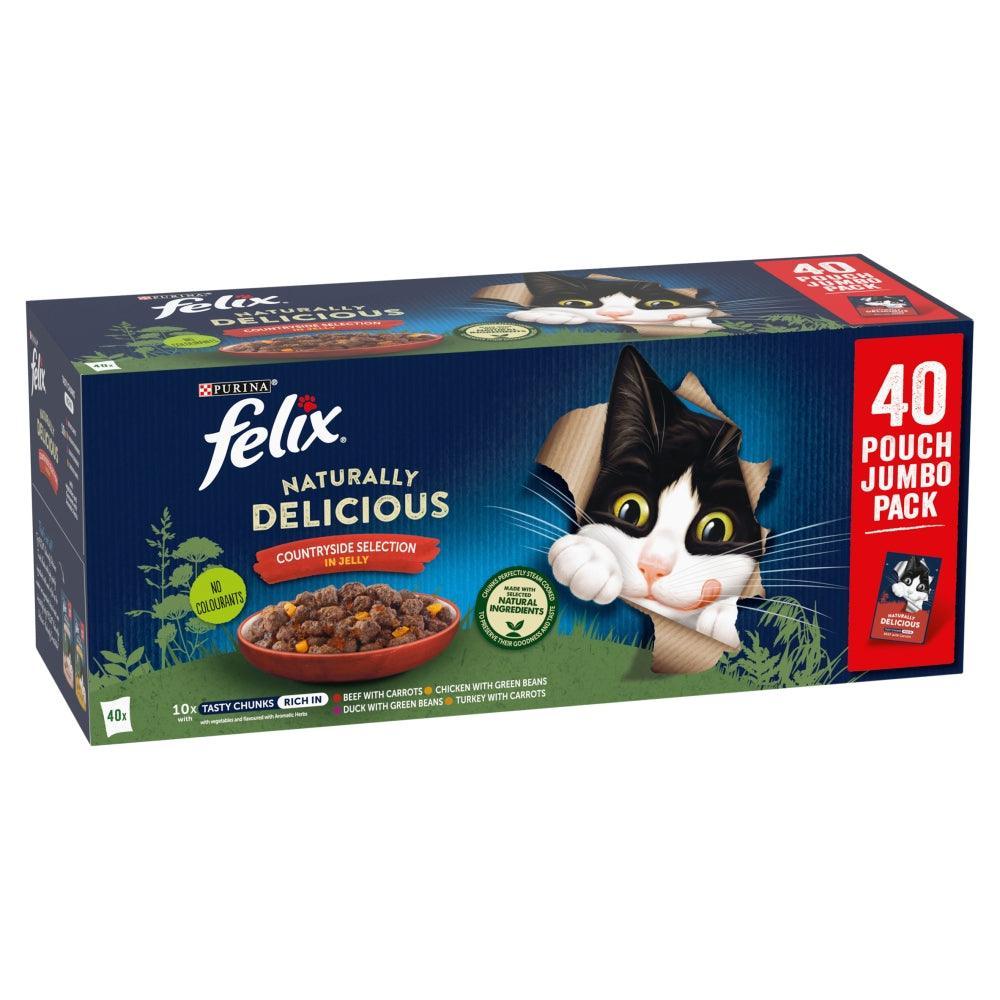 Felix Naturally Delicious Countryside Selection in Jelly Pouches 80g