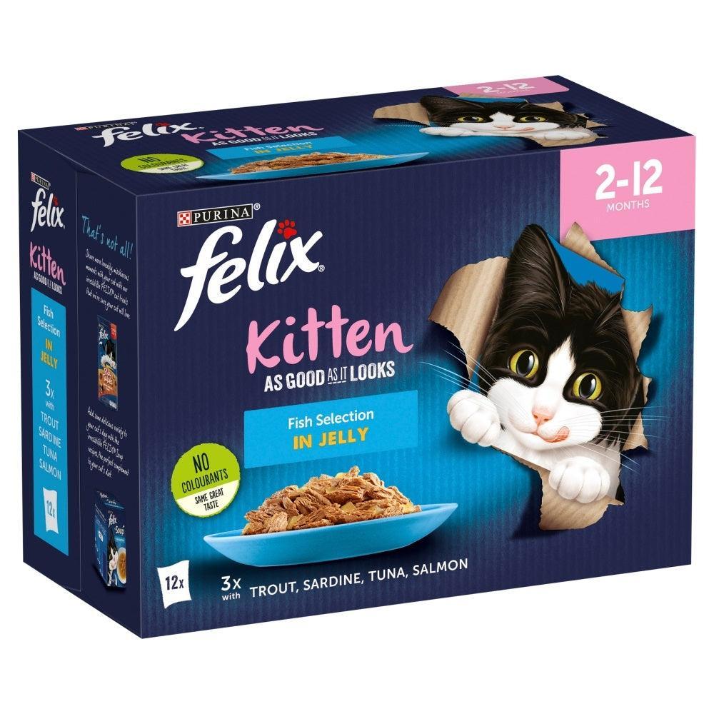 Felix Pouch As Good As It Looks Kitten Fish 100g