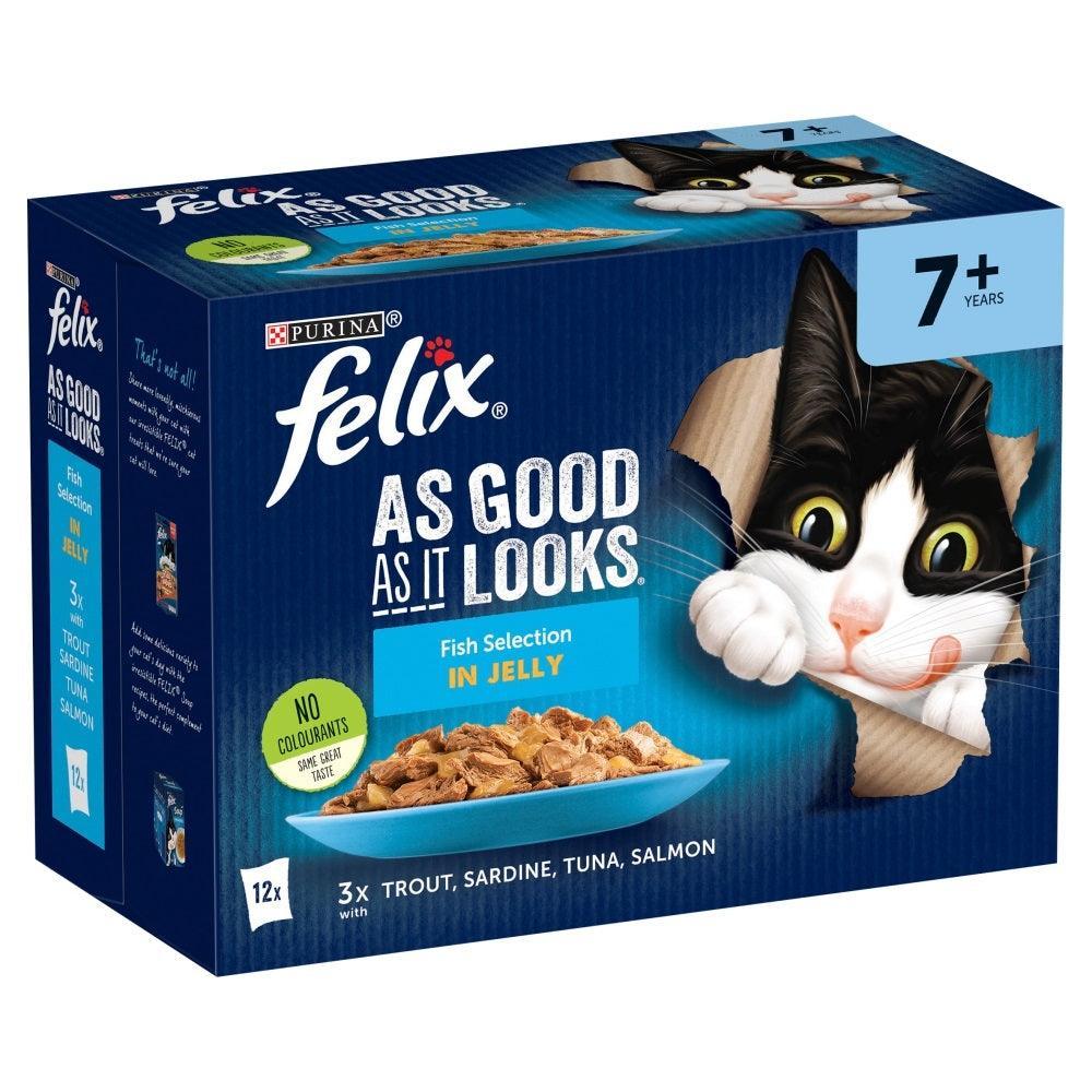 Felix Pouch As Good As It Looks Senior Fish in Jelly 100g