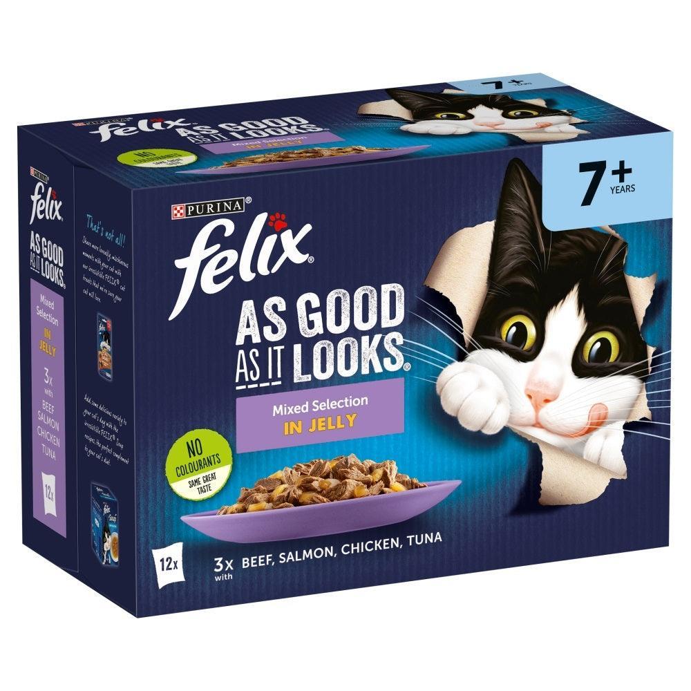 Felix Pouch As Good As It Looks Senior Mixed Selection in Jelly 100g