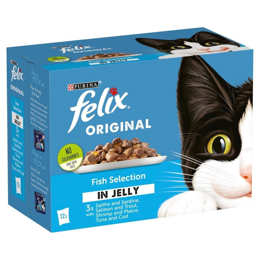 Felix Pouch Fish Selection in Jelly 100g