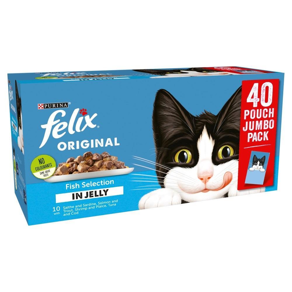Felix Pouch Fish Selection in Jelly 100g
